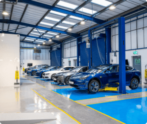Finesse We Are Image Finesse | Image showing the interior of our accident repair center.